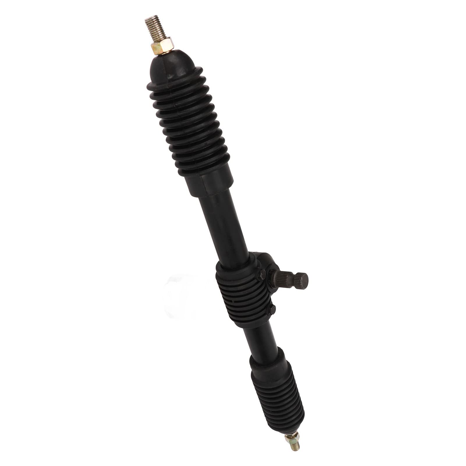 Socobeta Estante del Engranaje de la Dirección Asistida, Conjunto del Eje del Engranaje de la Dirección Universal Reduce el Ruido Aleación de Acero Resistente a la Oxidación para Go Kart para UTV