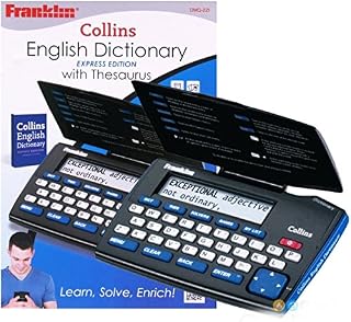 Franklin Electronic Express Collins English Dictionary & Thesaurus - DMQ-221