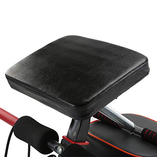 Adjustable 90°Flat Weight Bench Training Bench for Full Body Workout Multifunctional Foldable Fitness Flat Bench Weighted 300lb for Home Gym Incline Decline Perfect for Bench Press Sit-ups Leg Lifts