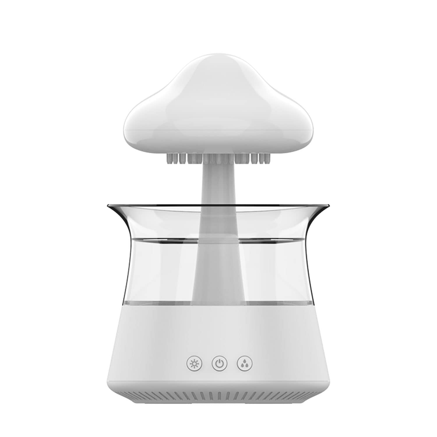 Amazon.co.jp: ELEOPTION 加湿器 雨雲加湿器 卓上 アロマ 上から給水