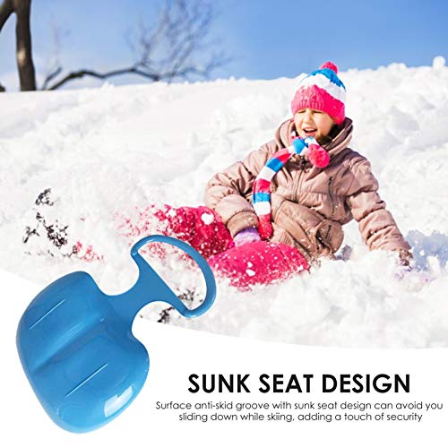 image for decwang 1-2pcs Snow Sled Board for Kids Adult,Snow Sled Portable Thick
