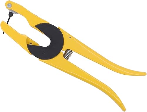 Miniatura 7 de Alicates para la oreja de vaca con abrazadera integrada marcada para orejas de toro, diámetro de orificio pequeño para reducir el sangrado y el