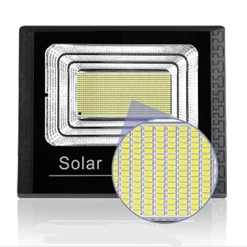 Projecteur solaire d'extérieur 200W IP67 avec télécommande pour jardin