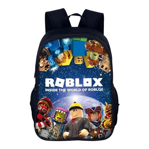 WKxinxuan Mochila Roblox, Mochila Escolar Adolescente Roblox, Mochila de Viaje, Roblox Mochila Cabina, Mochila Universidad, Adecuado para mochilas escolares de estudiantes