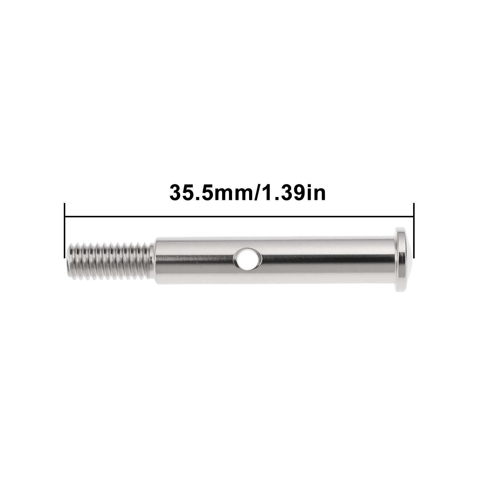 Briny River 4Pcs 1/10 RC Car Front Wheel Axle 3637 Compatible with T raxxas - Image 3