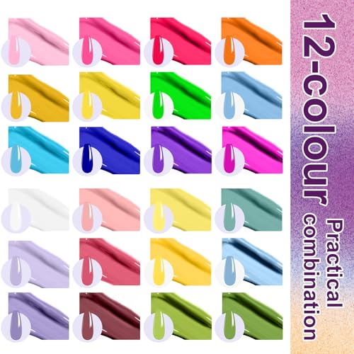 Set de Gel para Uñas Degradado 24 Colores miniatura 2