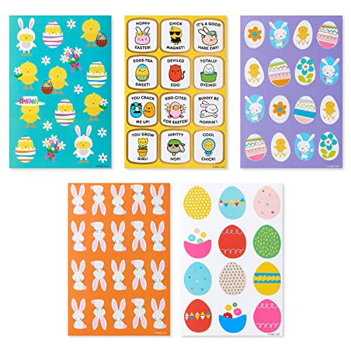 American Greetings 316-Count Easter Stickers for Kids, Easter Eggs and Bunny