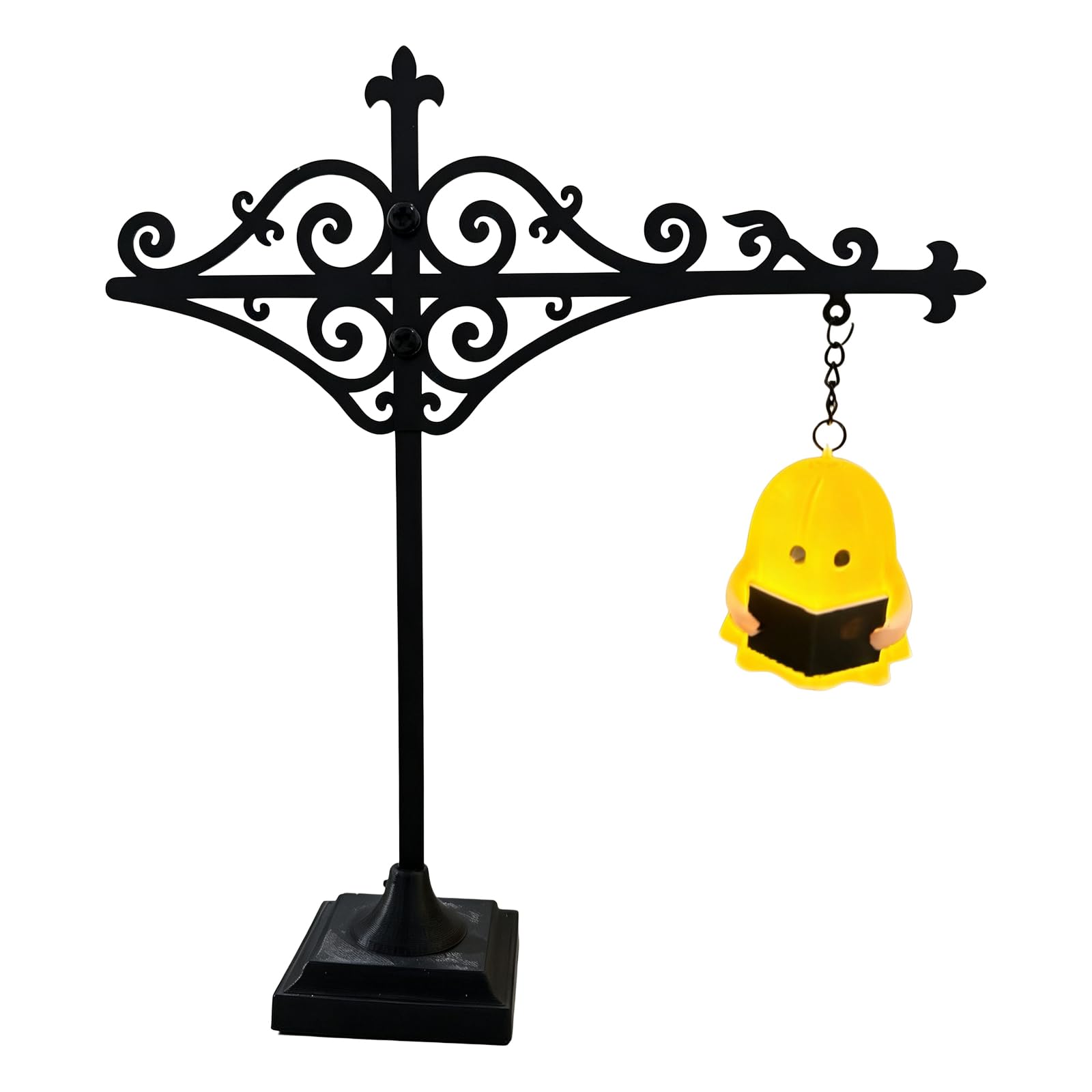 Library Lantern Decorative Bookshelf Lighting, Miniature Hanging Shelf Lamp