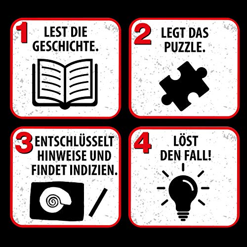 Die drei ??? Kids - Krimi Puzzle - T-Rex in Action von KOSMOS 680657, 200 Teile, Leuchtet im Dunkeln, Lesen, Puzzeln, Rätsel lösen… – Ansicht 6