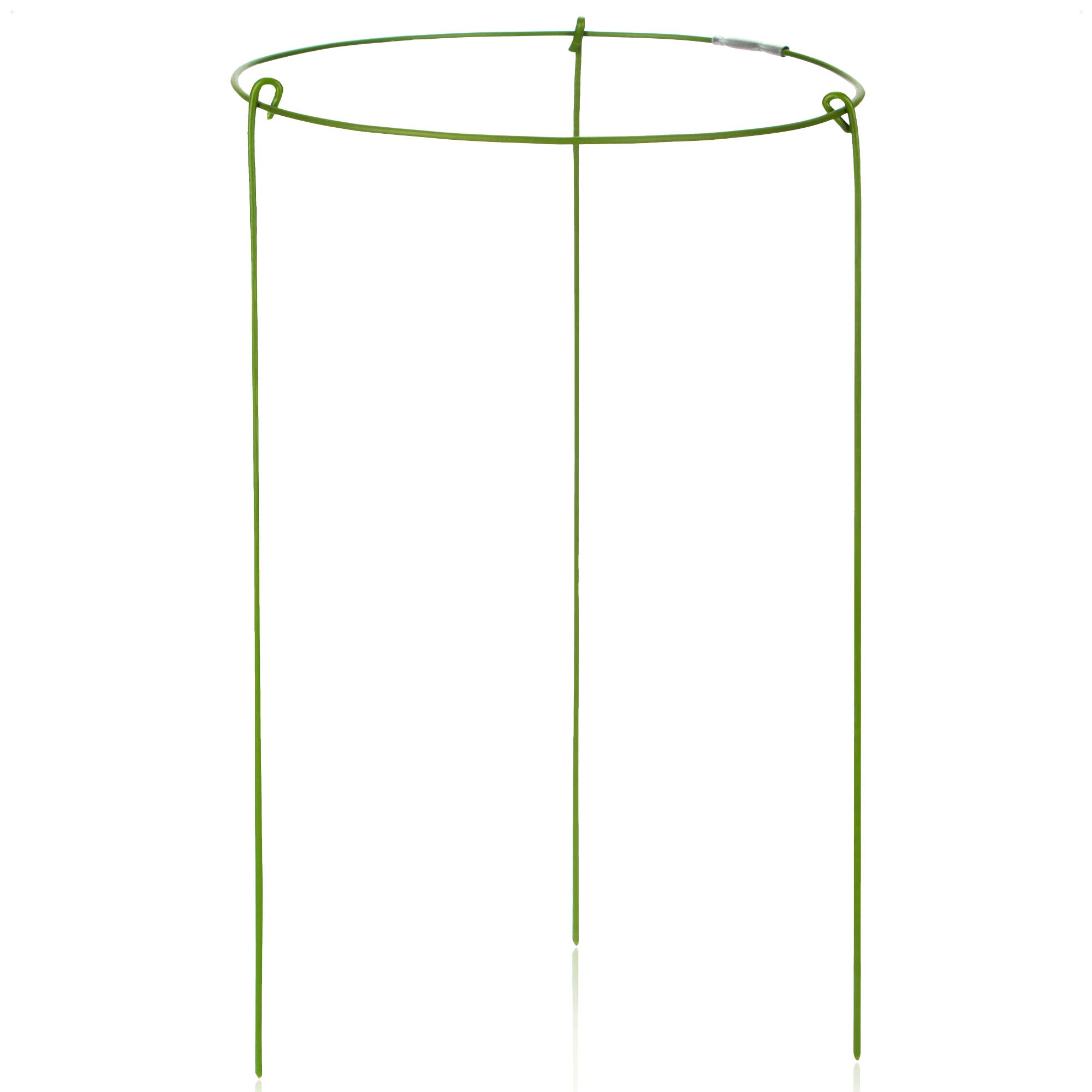 COM-FOUR® 6x Podstawka na kwiaty i byliny 28 cm - Okragly wspornik do krzewów - Wspornik do krzewów na kwiaty, donice i byliny - Ø 18 cm