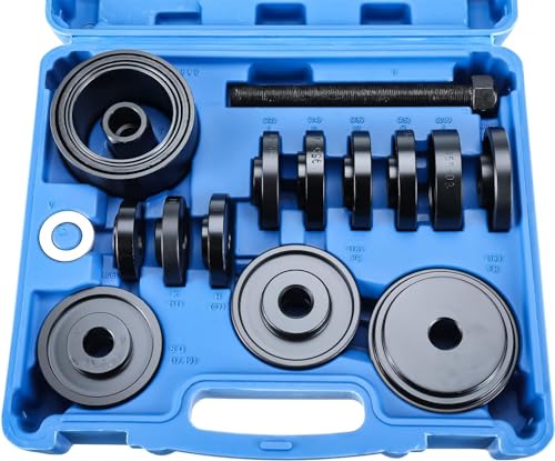 BOOMSTART 23 tlg Radlager Abzieher Werkzeug Radlagerabzieher Radlagerwerkzeug Montage Demontage Satz für KFZ Ein- und Ausbau von Radlagern