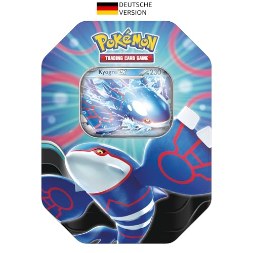 Pokémon - Jeu DE Cartes À Collectionner : Tin Box Azur Légendes : Kyogre-ex (4 boosters & 1 Carte Promo holographique)
