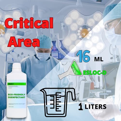 Image of Surface and Environment Disinfectant -3rd Gen QAC for Fumigation, Hospitals Equipment, Clinics, Eco Friendly Biodegradable (4 X 500 ML)