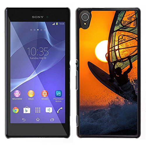 Coque rigide Xperia T3 anti-choc orange Neutron-Star