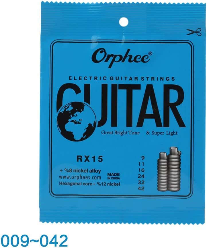 MuzcYM RX15 Cordes de guitare électrique à extrémité sphérique en acier nickelé Super légères, cordes de guitare… - Les Beatles, Paul McCartney, John Lennon, RIngo Starr, George Harrison MuzcYM RX15 Cordes de guitare électrique à extrémité sphérique en acier nickelé Super légères, cordes de guitare… – Image 6