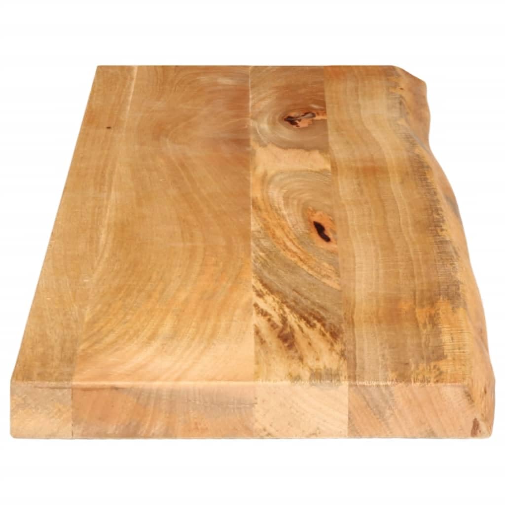 vidaXL Blat stołu z naturalną krawędzią, 100x40x3,8 cm, drewno mango, blat stołowy, drewniany blat stołu, blat na stół, blat na wymianę