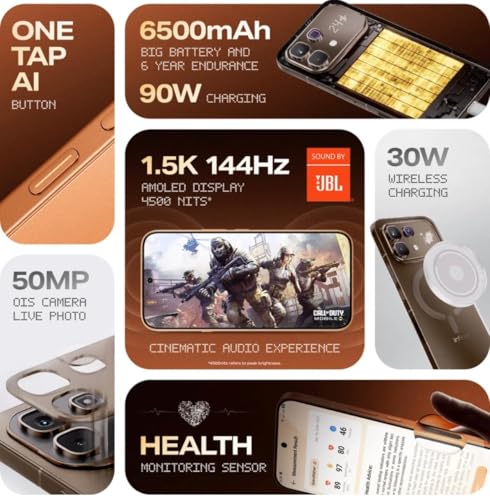 Image of Infinix Note 60 Pro (Solar Orange, 128 GB) (8 GB RAM)