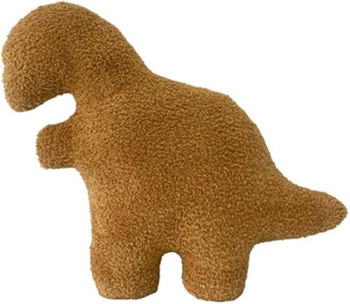 ZZDZSW Almohada de peluche con pepitas de pollo de dinosaurio, suave y abrazable, juguete de peluche para niños y adultos, peluches de pepitas de