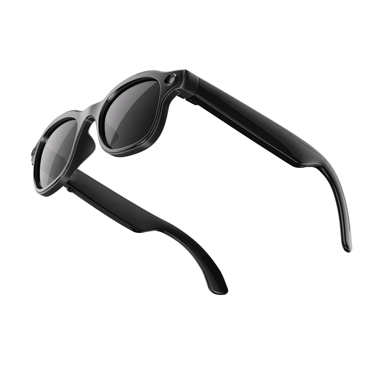 Lunettes Intelligentes avec Caméra IA Sony 13MP EIS Vidéo Audio Ouvert Traduction Recharge Magnétique Verres Photochromiques Bluetooth pour Affaires Voyage Vélo Travail Cadeau