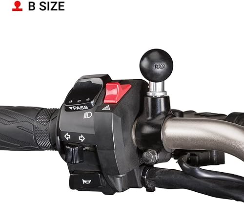 Miniatura 2 de RAM Mounts (RAM-B-349) balón de 1 pulgada con M10 x rosca macho 1.25