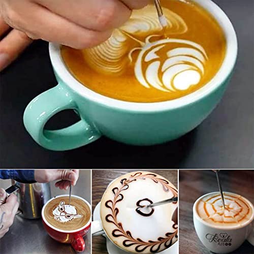 Globotech Milk Frothing Pitcher Latte Cup - Stainless Steel Pitcher Latte Art Espresso Machine Accessories Steaming Pitcher Cappuccino Coffee Milk Frother Cups 12 Oz thumb #5
