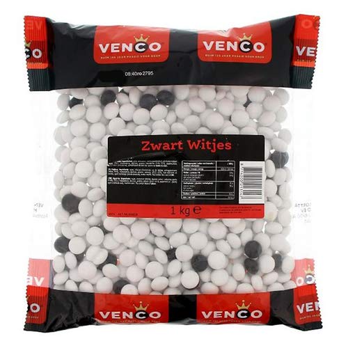 Venco Holland Lakritze 'Zwartwitjes' 1kg Packung (Mint & Salmiak-Drops) Cover
