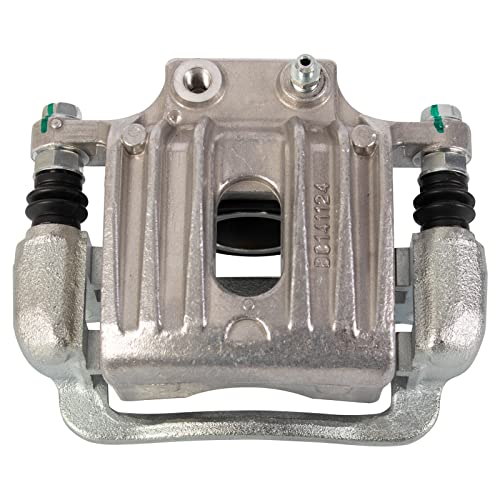 Image of TRQ Rear Brake Caliper Set Zinc Coated Brackets Compatible with 2007-2008 Hyundai Entourage