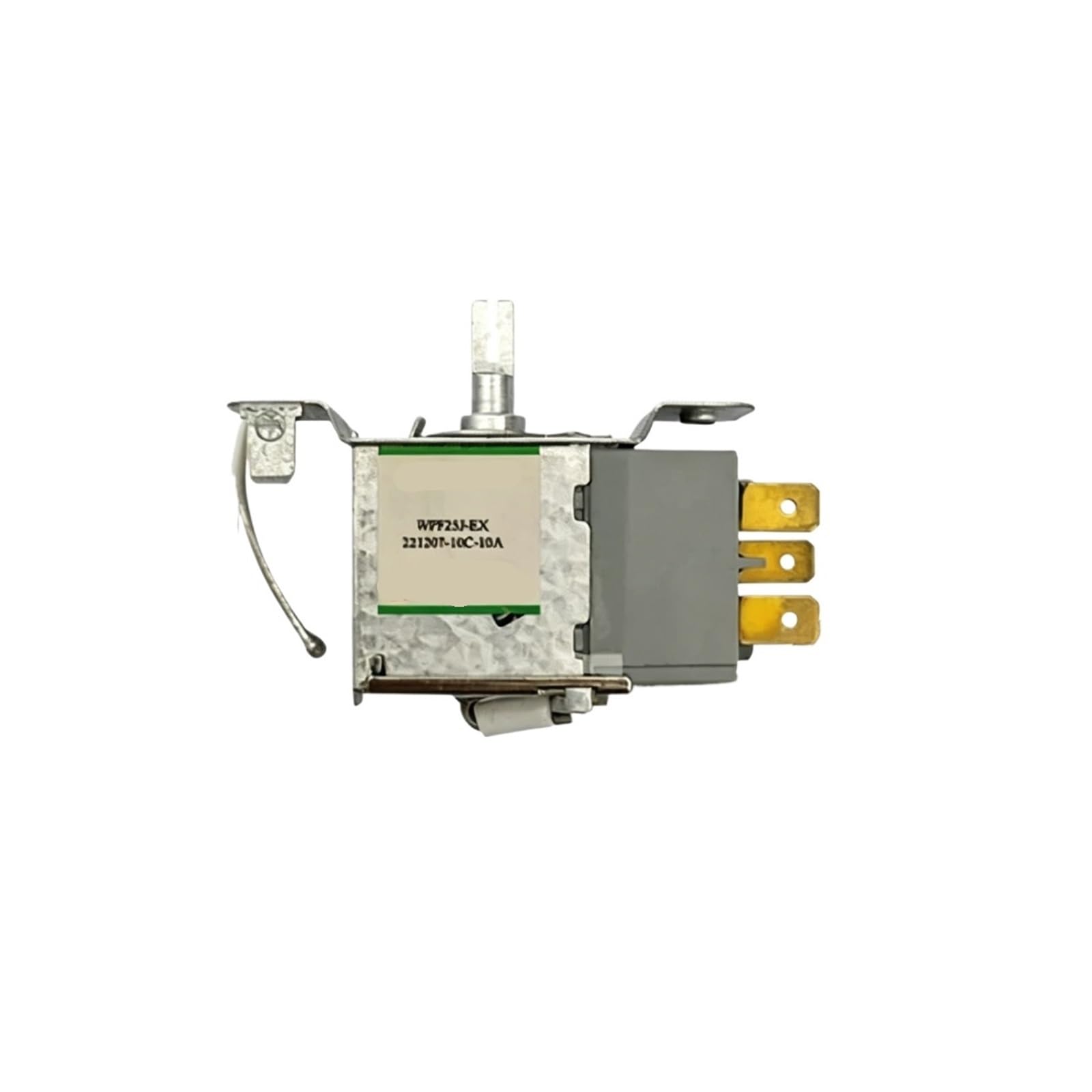 Termostato De Descongelación for Refrigerador, Compatible Con Homa, WPF25J-EX 50 Cm, 3 Pines, Piezas De Repuesto for Termostato Mecánico De Refrigerador, Calentador De Descongelación De 2 Piezas Para