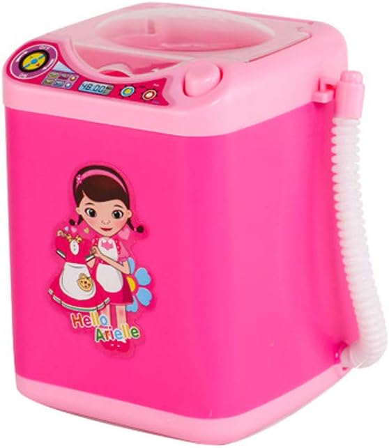 Makeup Brush Cleaner Device Simulation Automatic Cleaning Washing Machine Mini Toy (Pink)