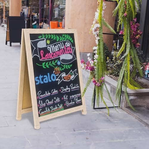 Cavalete de Calçada Duplo Soft Carvalho STALO