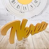 Decorativo perfecto para componer cualquier nombre y personalizar tus eventos, cumpleaños, bodas, bautizos y comuniones. Producto fabricado artesanalmente en España.