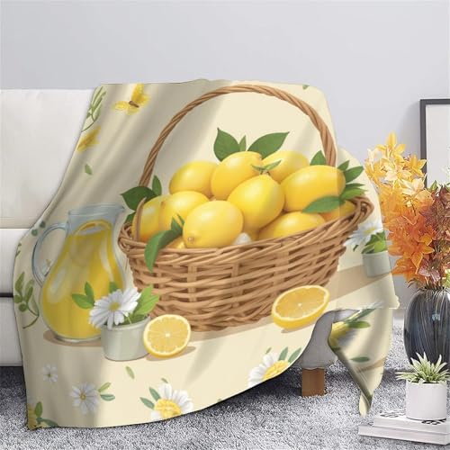 Jeté de canapé microfibre 150x200cm et couverture légère fresh summer - 5