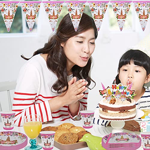 Syijupo Gebutstag Party Set Einhorn Party-Set 61-pcs Mädchen Einhorn Geburtstag Geschirr Kit Teller Becher, Rosa Mädchen… Syijupo Gebutstag Party Set Einhorn Party-Set 61-pcs Mädchen Einhorn Geburtstag Geschirr Kit Teller Becher, Rosa Mädchen…