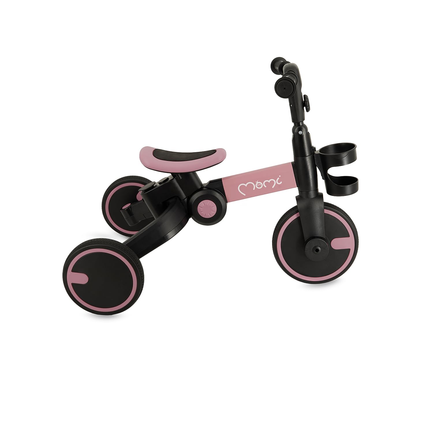 MoMi FILO 3in1 Triciclo Evolutivo per bambini 1-3 anni - Bici Senza Pedali Pieghevole, sella regolabili, pedali rimovibili - Tricicli con portabicchiere e ruote in EVA