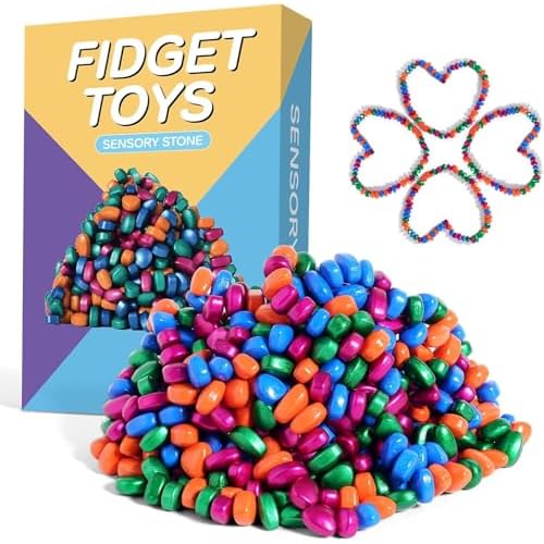Sensory Fidget Toys Adults Teens – Magnetic Balls Fidget Toy 500PCS – Anxiety Stress Relief Toys for Autistic ADHD – Desk Toys – Gifts for Coworkers Teenagers