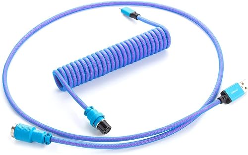 CableMod Compatible PRO Coiled Keyboard Cable USB-C zu USB Typ A, Gal