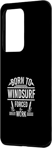 Miniatura 2 de Funda para Galaxy S20 Ultra Born To Windsurf Forced To Work Surfing