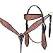 HILASON Comfytack 17 in Western Saddle Leather Trail Horse Tack Set Brown | Western Saddle | Saddle for Horses | Horse Tack Set
