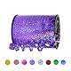 Geschenkband Tiefviolett 5mm Breit,450M Kräuselband Geschenkbänder Schleifenband Glitzer Ballonband Ringelband,Dekoband für Hochzeit Weihnachten Neujahr Geburtstag Geschenkverpackung Ballonverschlüsse