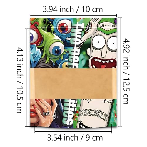 Papel kraft creativo autocierre 100 uds para galletas y dulces 3