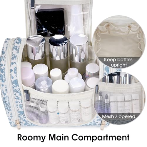 Narwey Hanging Toiletry Bag with Wet-Dry Separation