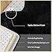 Mugorn Black Rugs for Living Room, 6x9 Feet Large Fluffy Area Rugs for Bedroom, Soft Carpet Shag Kids Room Rug, Non-Slip Fuzzy Rugs Indoor (6ft x 9ft, Black)