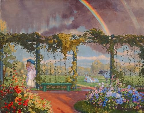 Murale Tableaux Toile Paysage Somov pour Masquer un Mur Vide