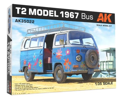 AKインタラクティブ 1/35 1967 ワンボックスカー バスタイプ プラモデル AK35022 (自動車)