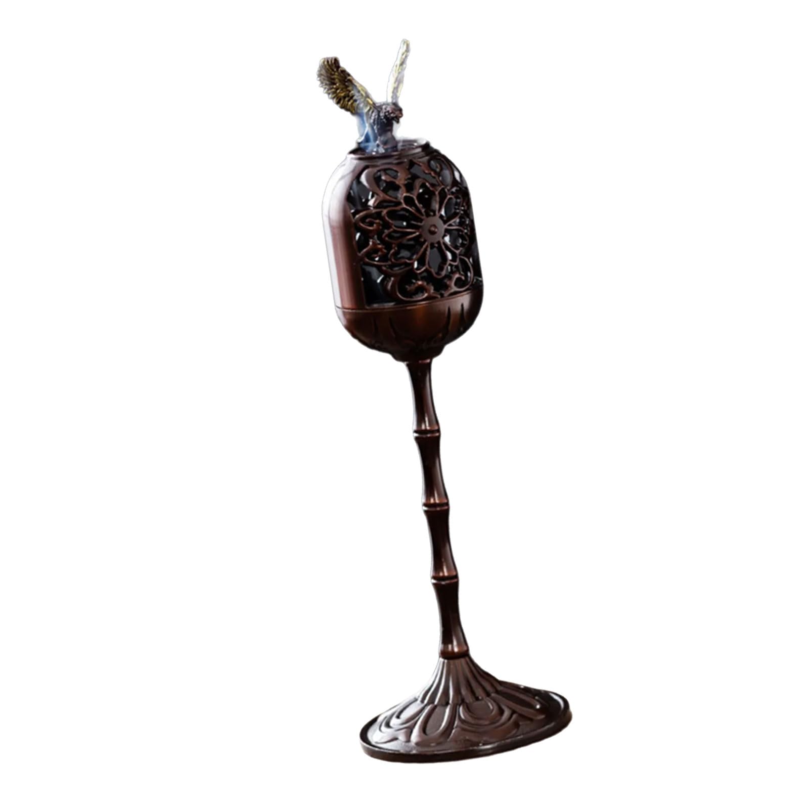 APGLSXY Antique Bronze Alloy Incenses Burners High Leg Small Fragrances Diffuser for Home Offices Decors and Aromatherapies Aromatherapies Decors