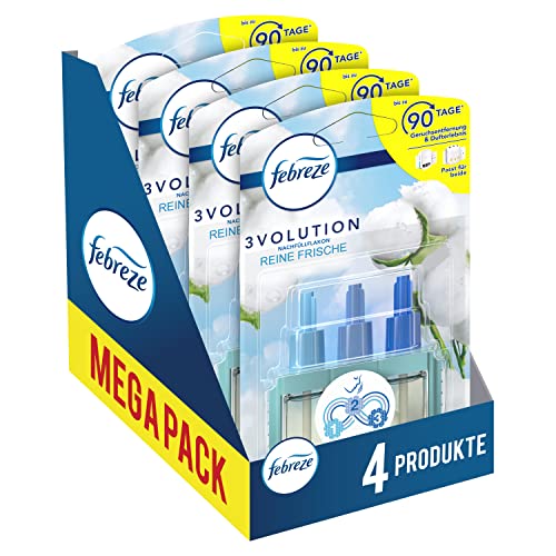 Febreze 3Volution Duftstecker 4xNachfüller, Reine Frische Raumduft – Ansicht 1