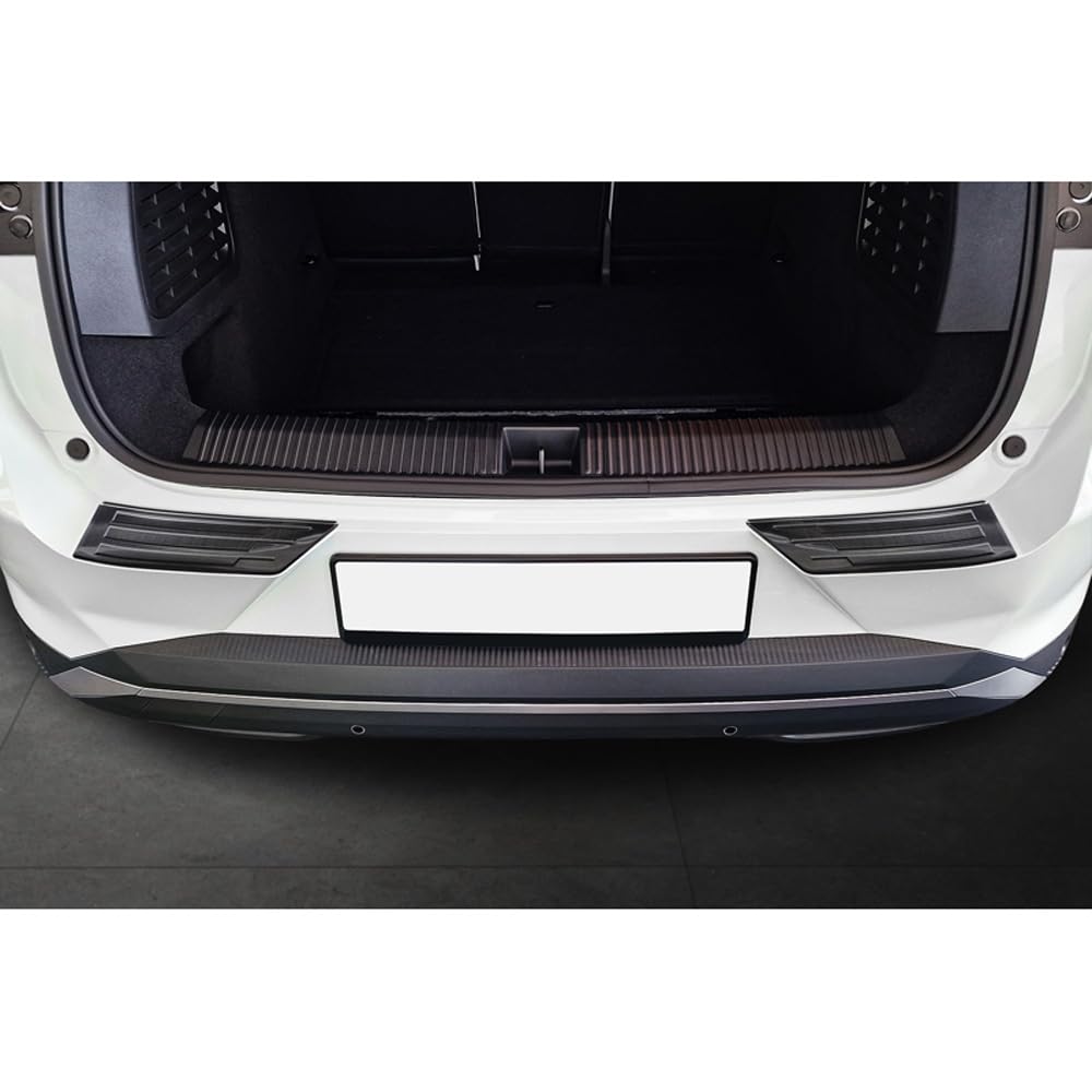 Avisa Czarny ochraniacz na tylny zderzak ze stali nierdzewnej kompatybilny z Renault Scenic E-Tech 2024 - "Żeberka"