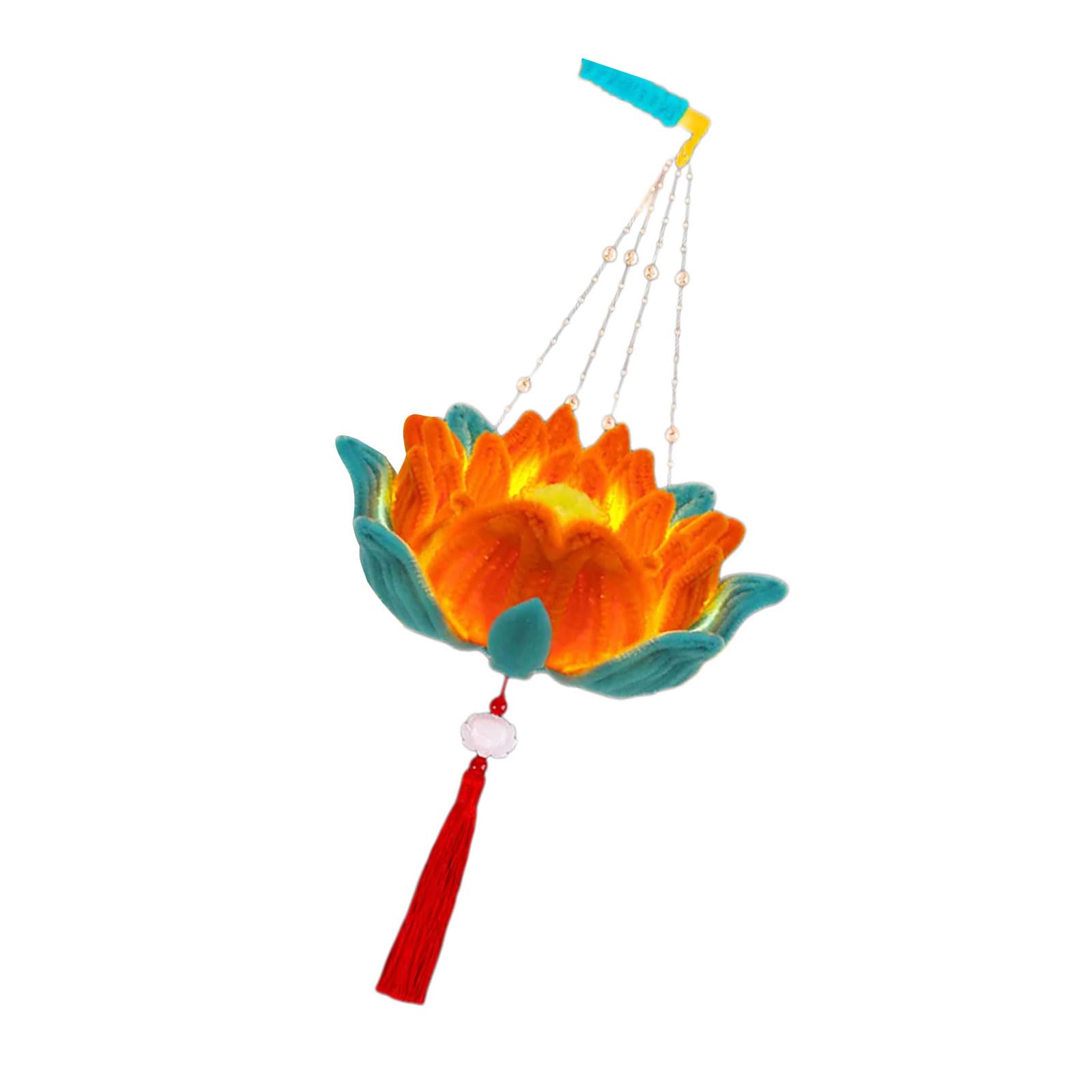 Tsophreniq Colorful Flower Lamp for Middle Autumn Celebration Festival Decoration Cultural Enthusiasts Gift Middle Autumn Festival Lamp