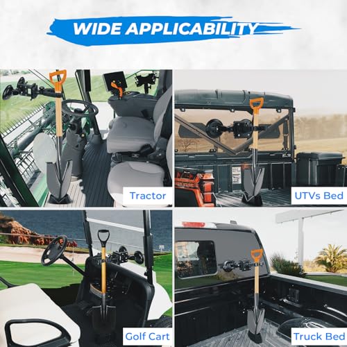 image for KEMIMOTO Tractor Tool Holder Rack for Glass Windshield, Adjustable Too