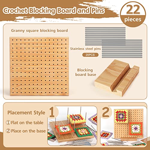 Crochet Blocking Board and Pins - Image 2